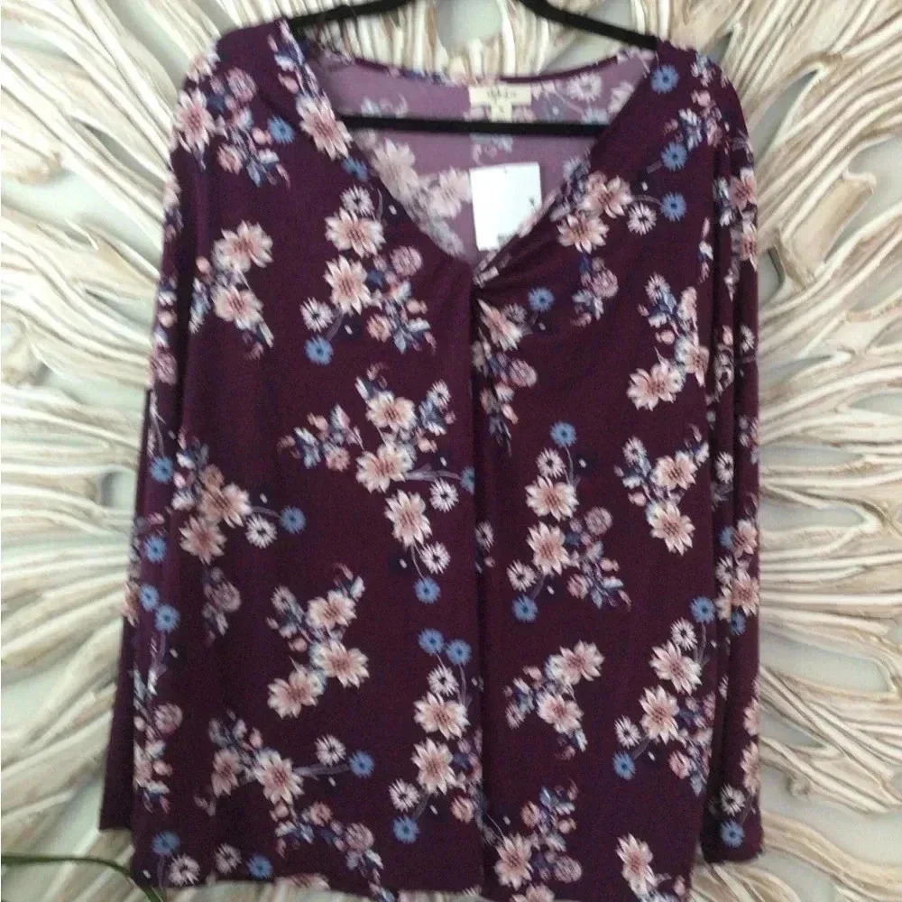 Style &‎ Co Women’s Long Sleeve Blouse Sz 2X